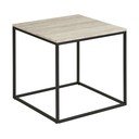 Šoninis stalas su akmens dekoru 45x45 cm Vita – House Nordic