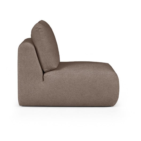 Rudos spalvos iš boucle krėslas Mirel – Rodier-image-3