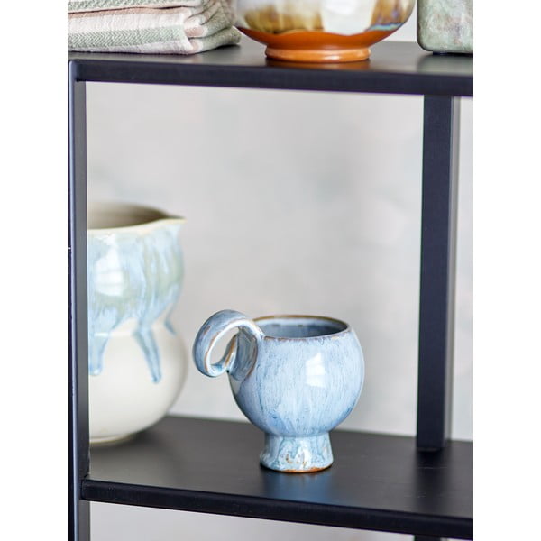 Šviesiai mėlynos spalvos iš akmens masės puodeliai 4 vnt. kapučino 250 ml Avonlea – Bloomingville-image-1