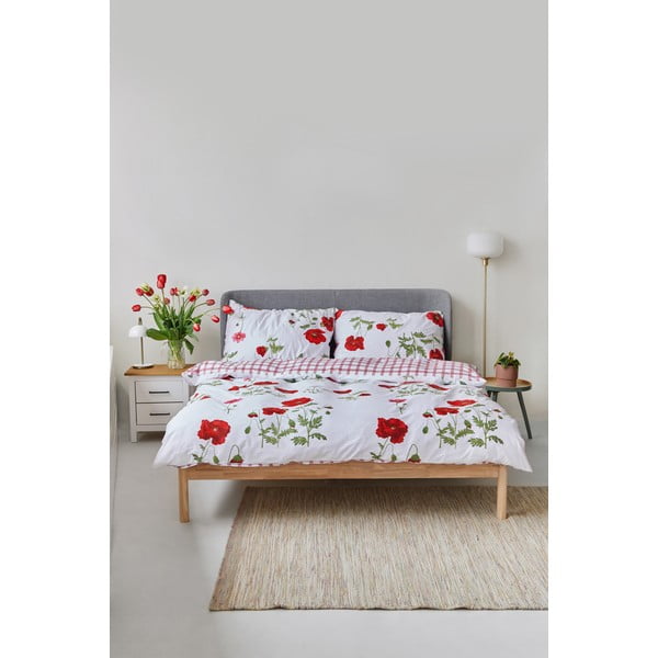 Dvivietė medvilninė patalynė Bonami Selection Poppy, 160 x 220 cm-image-1