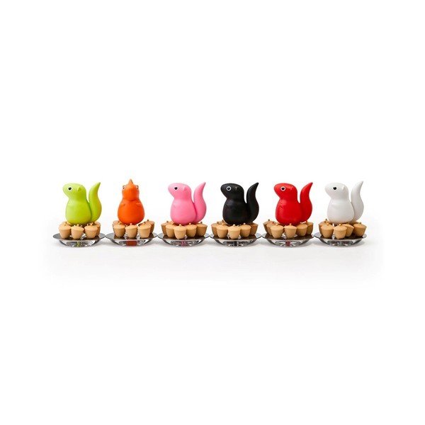 Oranžinis stendas su nykščiais Qualy Squirrel & Acorn-image-1