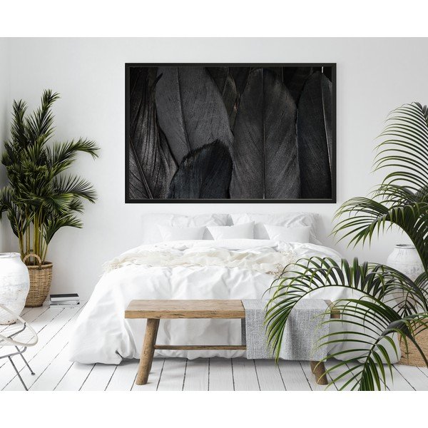 Plakatas DecoKing Feathers Black, 50 x 40 cm-image-2