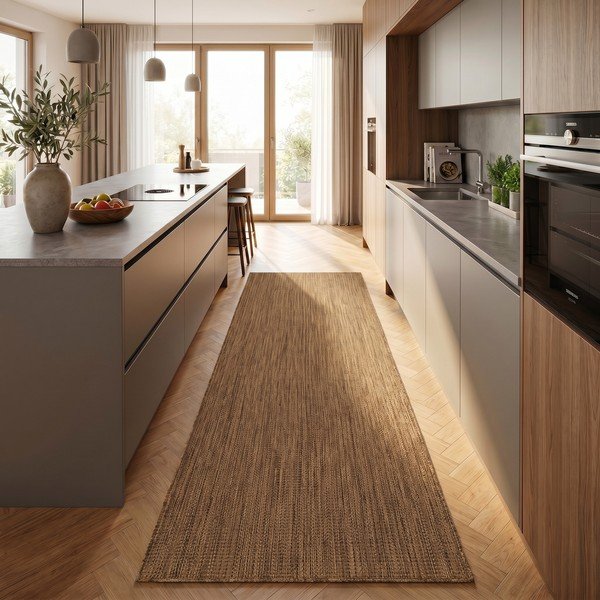 Rudos spalvos lauko kilimas 80x250 cm Mira 1450 – Ayyildiz Carpets-image-1