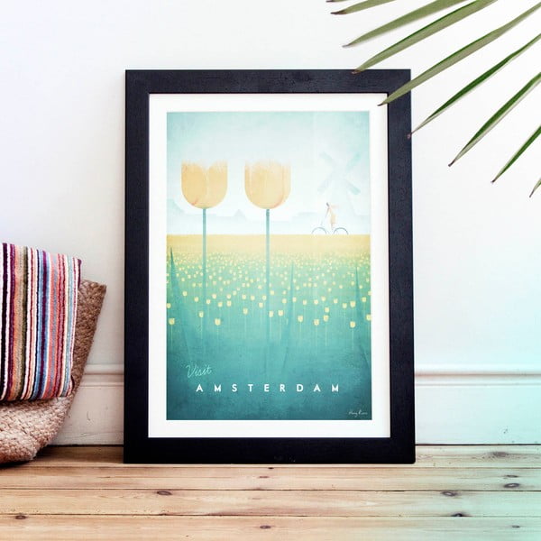 Plakatas Travelposter Amsterdam, 30 x 40 cm-image-1
