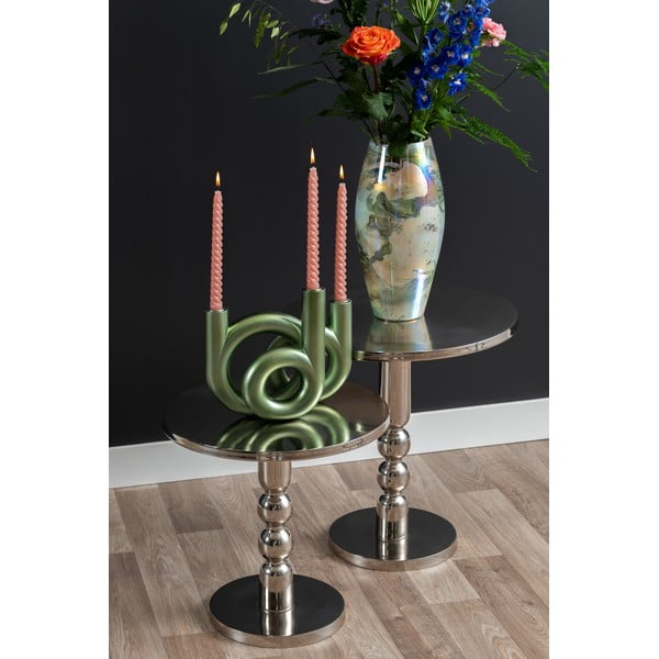 Iš metalo apvalios formos šoninis stalas ø 39,5 cm Sheen – Leitmotiv-image-1