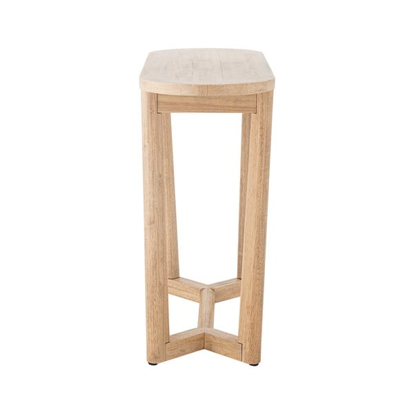 Natūralios spalvos iš kaučiukmedžio masyvo konsolinis staliukas 35x100 cm Serrone – Bloomingville-image-3