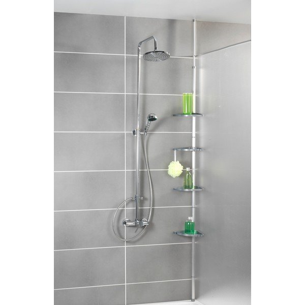 Wenko Compact Silver teleskopinė dušo lentyna-image-3