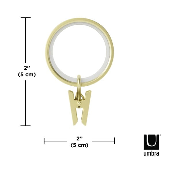 7 užuolaidų žiedai su varlyte Cappa - Umbra-image-4