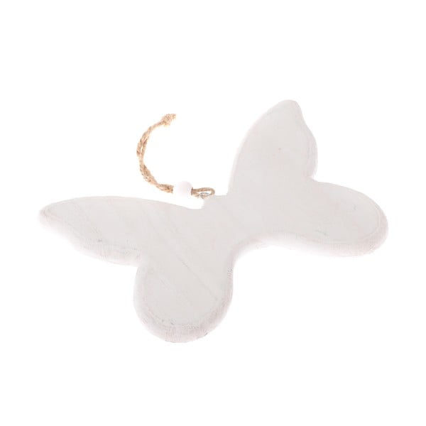 Balta medinė pakabinama dekoracija Dakls So Cute Butterfly