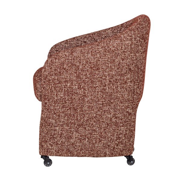 Terakotos spalvos iš audinio biuro kėdė Cordo – WOOOD-image-3