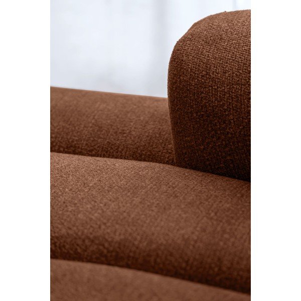 Terakotos spalvos kampinė sofa (su dešiniuoju kampu/„U“ formos) Shell – Miuform-image-2
