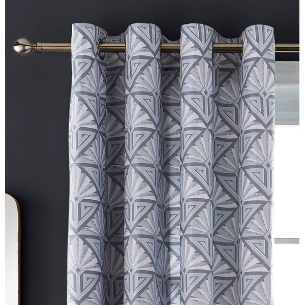 2 užuolaidų rinkinys Catherine Lansfield Art Deco, 168 x 183 cm-image-2