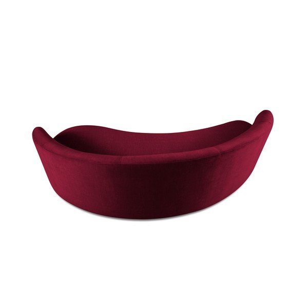 Bordo spalvos sofa su dešiniuoju kampu Mazzini Sofas Debbie, 210 x 79 cm-image-3