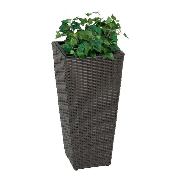 Tamsiai rudas sodo vazonas ADDU Planter, aukštis 60 cm-image-1