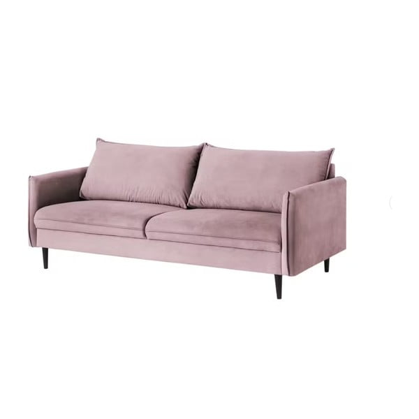 Levandų spalvos iš velveto sofa 203 cm Juli – Ropez