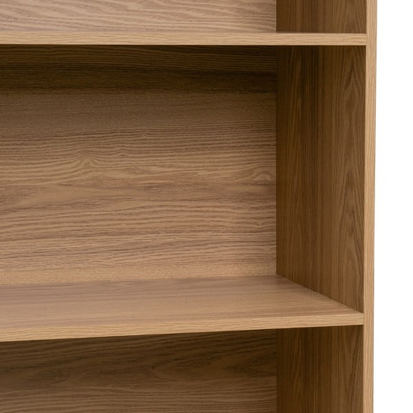 Natūralios spalvos knygų spinta  iš ąžuolo 80x172x40 cm Elia – Casa Selección-image-2