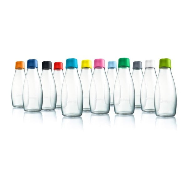 Abrikosų apelsinų spalvos ReTap stiklinis butelis su neribota garantija, 800 ml-image-1