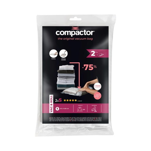 Vakuuminiai drabužių krepšiai 2 vnt. Hanging Vacuum S – Compactor-image-3