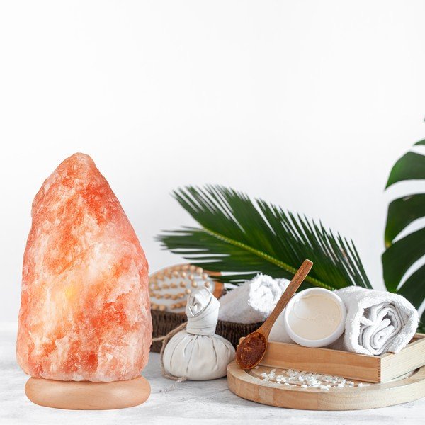 Oranžinė druskos lempa, aukštis 30 cm Sally - LAMKUR-image-1