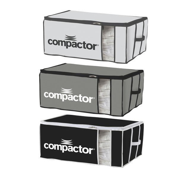 3 tekstilės saugojimo dėžių rinkinys "Compactor XXL