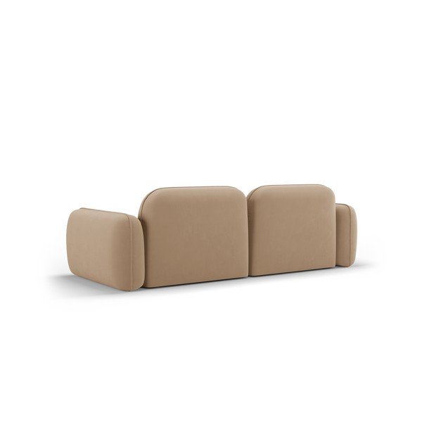 Iš velveto sofa smėlio spalvos 230 cm Audrey – Interieurs 86-image-3