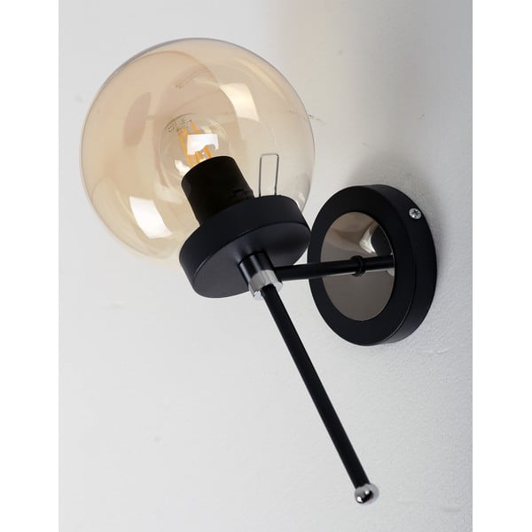 Sieninė lempa ochros spalvos/juodos spalvos ø 15 cm Tokyo – Squid Lighting-image-1