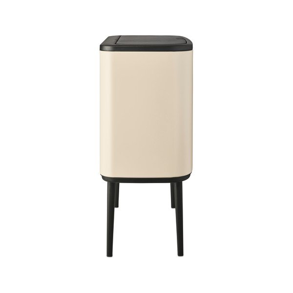 Iš plieno šiukšliadėžė smėlio spalvos rūšiavimui/galima atidaryti palietus 34 l Bo Touch Bin – Brabantia-image-3