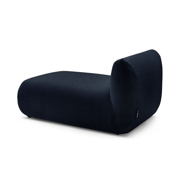 Tamsiai mėlynos velvetinės sofos modulis Lecomte - Bobochic Paris-image-4