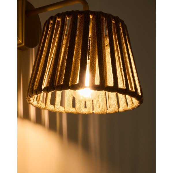 Sieninis lauko šviestuvas LED saulės baterijos (aukštis 23 cm) Aldet – Kave Home-image-2