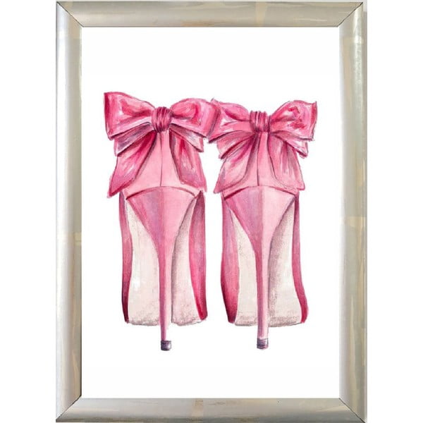 Plakatas 20x30 cm Pink Fashion Shoes - Piacenza Art