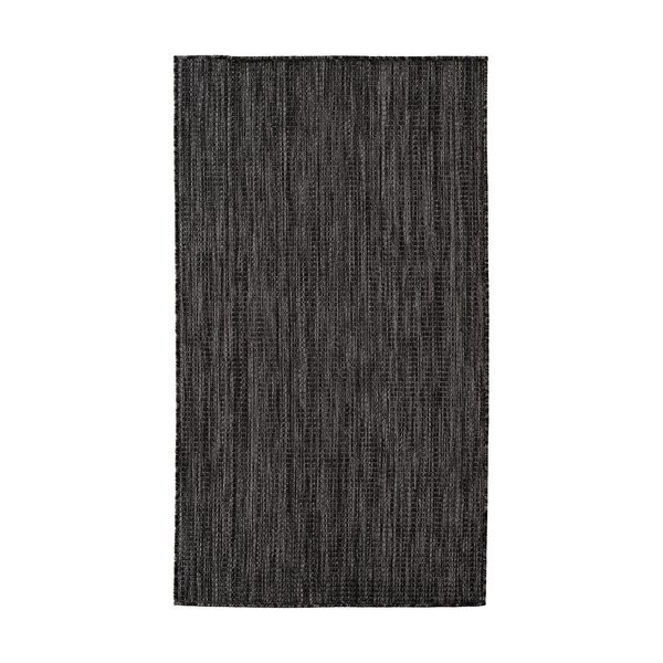 Juodos spalvos lauko ir vidaus kilimas 80x150 cm Mira 1450 – Ayyildiz Carpets