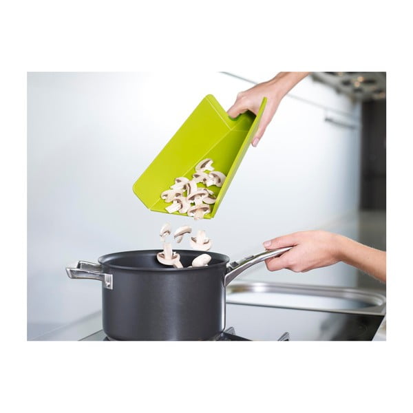 Juoda sulankstoma pjaustymo lenta Joseph Joseph Chop2Pot Plus, 38 cm ilgio-image-2