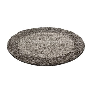 Apvalios formos kilimas rudos spalvos ø 120 cm Life – Ayyildiz Carpets