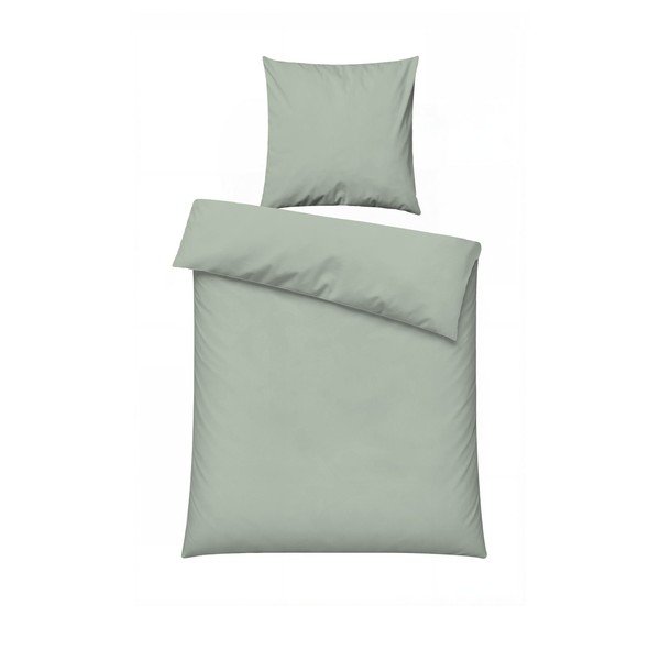 Šalavijo spalvos viengulė patalynė 200x140 cm Plain  – Mijolnir-image-3