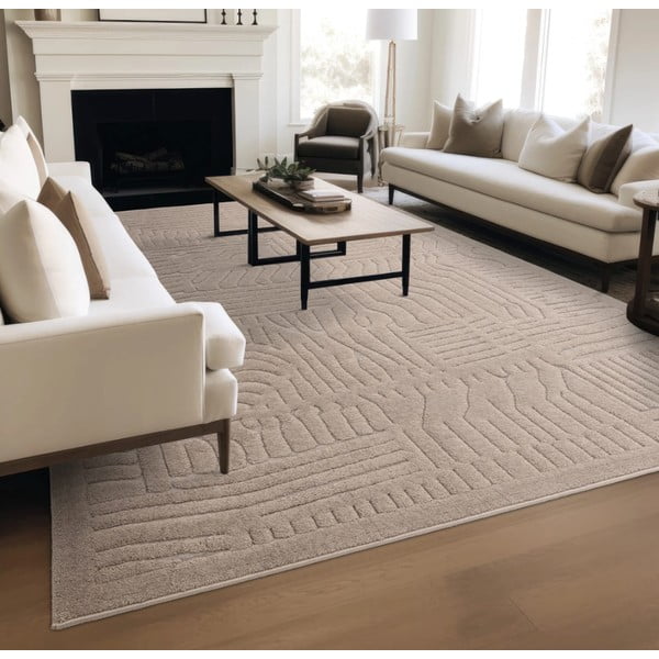 Kilimas smėlio spalvos 200x290 cm Valley – Asiatic Carpets-image-1