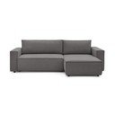 Sulankstoma kampinė sofa pilkos spalvos (modulinė) Nihad – Bobochic Paris