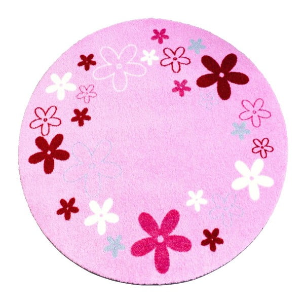 Vaikiškas rožinis kilimas "Zala Living Flower", ⌀ 100 cm