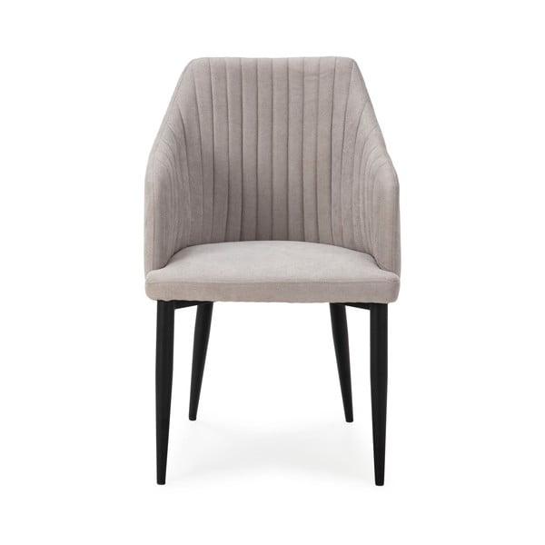 Šviesiai pilkos spalvos iš audinio valgomojo kėdžių komplektas 2 vnt. Nadi – Marckeric-image-2