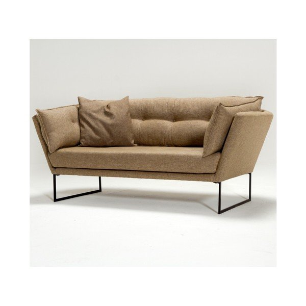 Smėlio rudos spalvos trijų vietų sofa "Chill-image-3