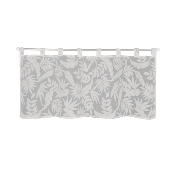 Baltos spalvos/pilkos spalvos permatoma užuolaida 120x45 cm Calista – Sehlbach
