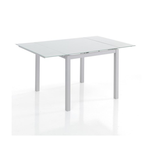 Prailginamas valgomojo stalas su stikliniu stalviršiu 90x90 cm New Daily – Tomasucci-image-2