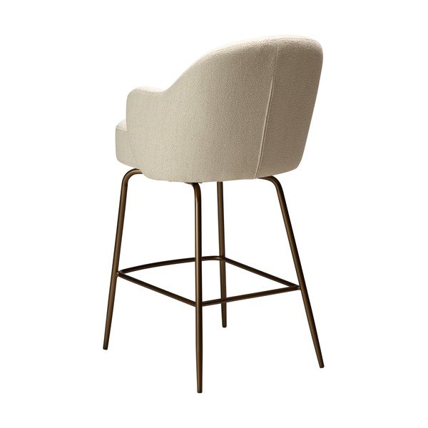 Smėlio spalvos su pasukimo funkcija baro taburetė (sėdynės aukštis 70 cm) Bae – DAN-FORM Denmark-image-4