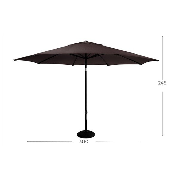 Rudas sodo skėtis Hartman Solar, ø 300 cm-image-1