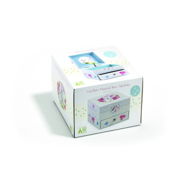 Medinė muzikinė dėžutė Djeco Bunny-image-1
