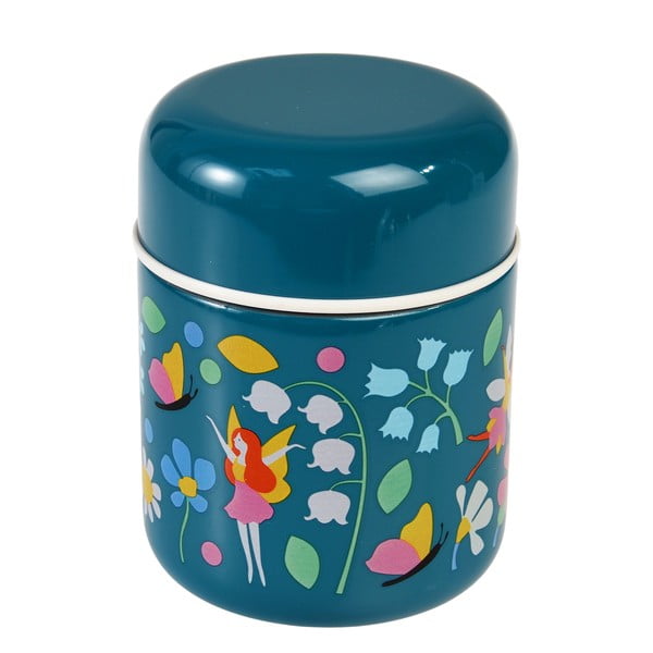 Mėlynos spalvos maistui/vaikams termosas 280 ml Fairies in the Garden – Rex London