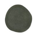 Rankų darbo tamsiai žalios spalvos apvalios formos kilimas iš vilnos mišinio ø 160 cm Kari Organic – Villeroy&Boch