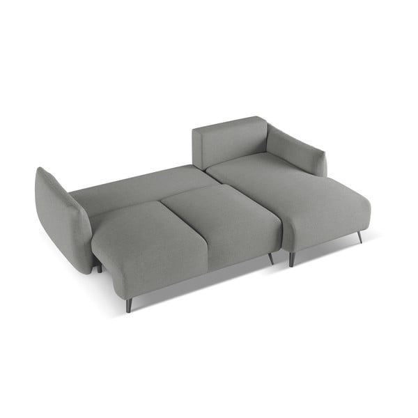 Šviesiai pilkos spalvos kampinė sofa (su dešiniuoju kampu) Malie – Makamii-image-3