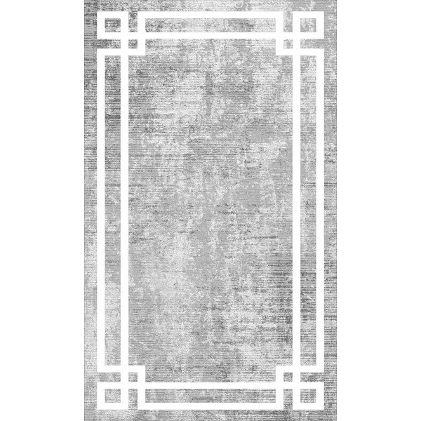 Skalbiamas pilkos spalvos kilimas 80x300 cm Mano – Vitaus