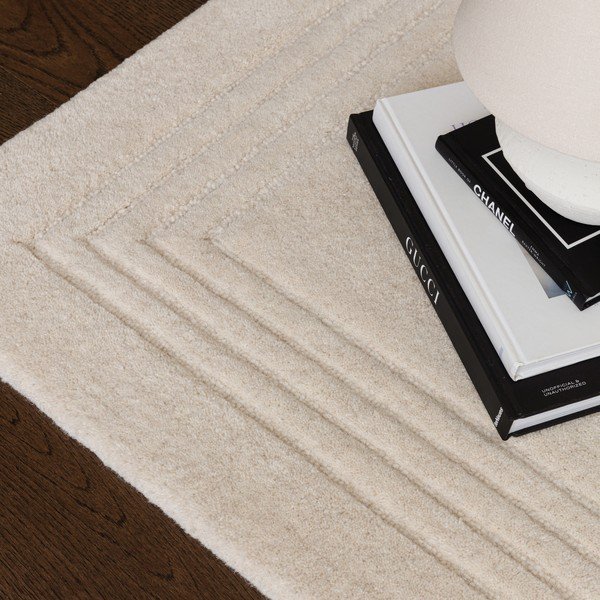 Rankų darbo dramblio kaulo spalvos iš vilnos kilimas 120x170 cm Orlo Ivory – Asiatic Carpets-image-2