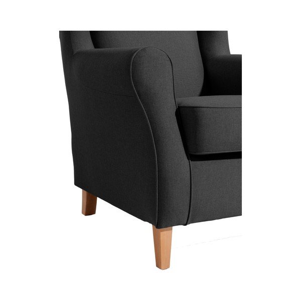 Juodas fotelis Max Winzer Lorris Black-image-4